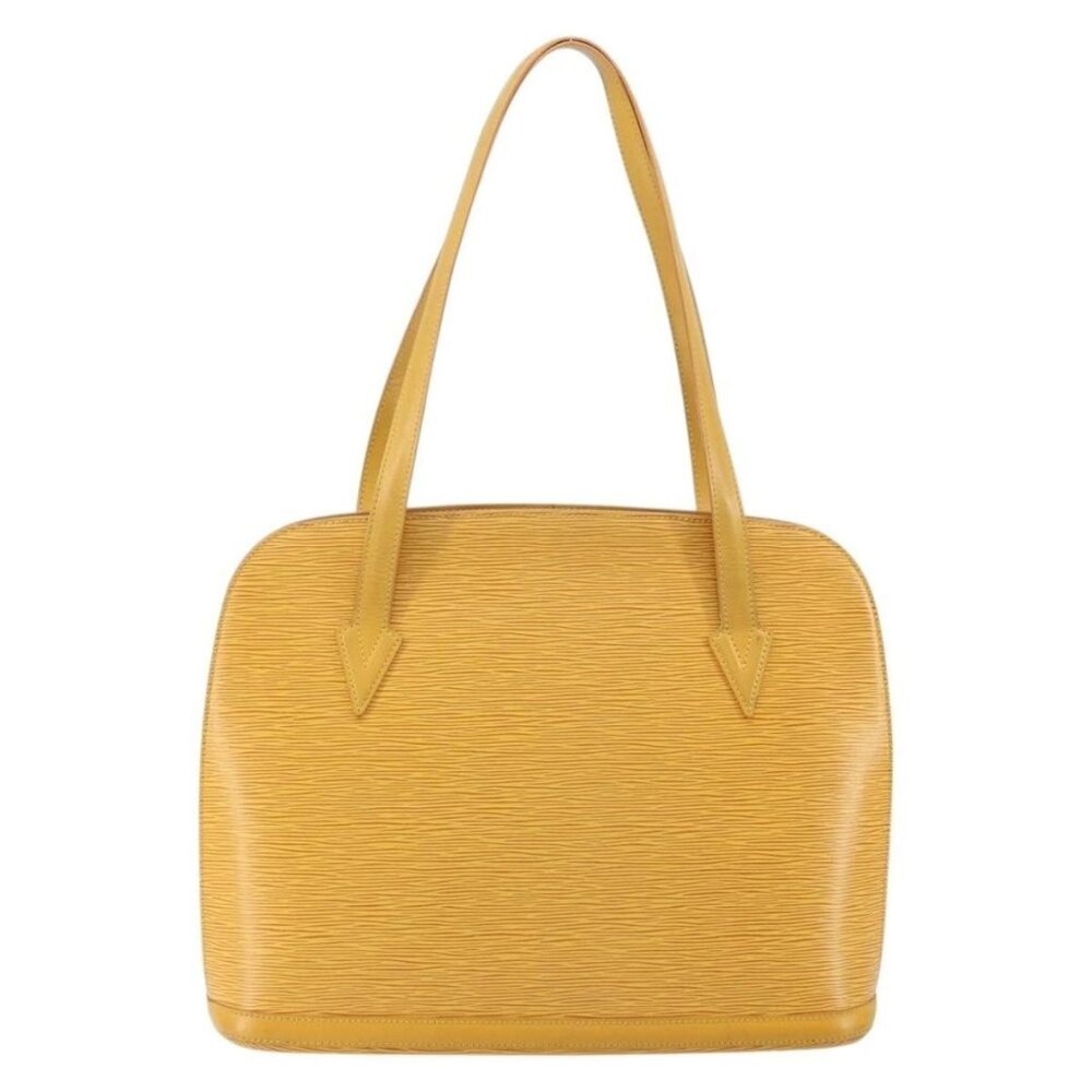 Authentic LOUIS VUITTON Epi Lussac Shoulder Bag Yellow M52289 LV - Picture 9 of 16